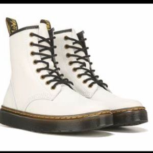NWOB Dr Marten’s White Zavala Boots Size 41